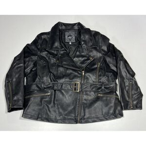 Beverly Hills Polo Club Black Women Jacket Size 3X‎ READ DESCRIPTION